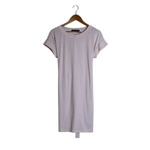 Merokeety striped‎ short sleeve shirt dress. Size medium